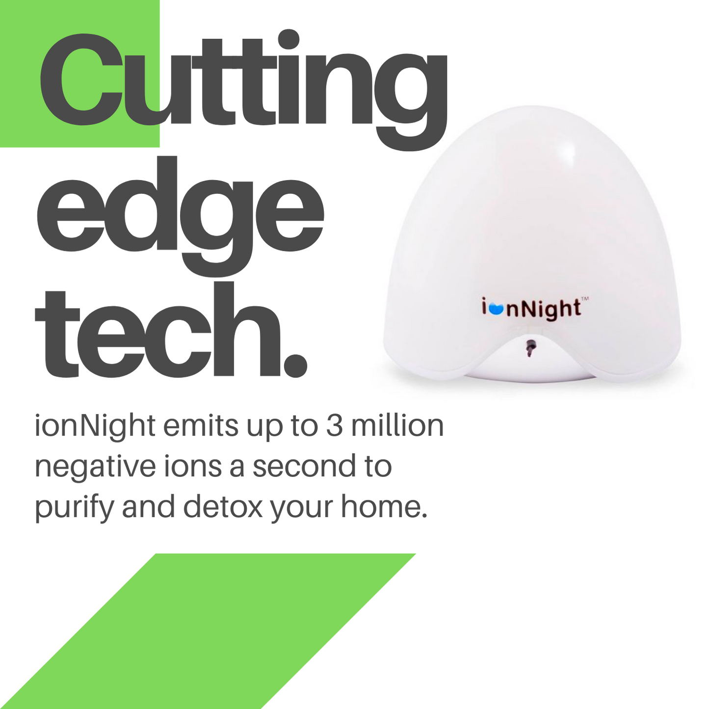 ionNight - LED Night Light Negative Ion Generator