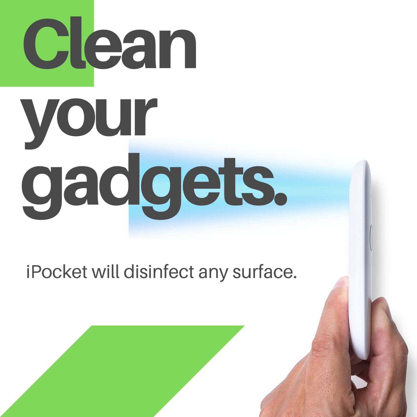 iPocket - Rechargeable Portable UV LED Light Sanitizer