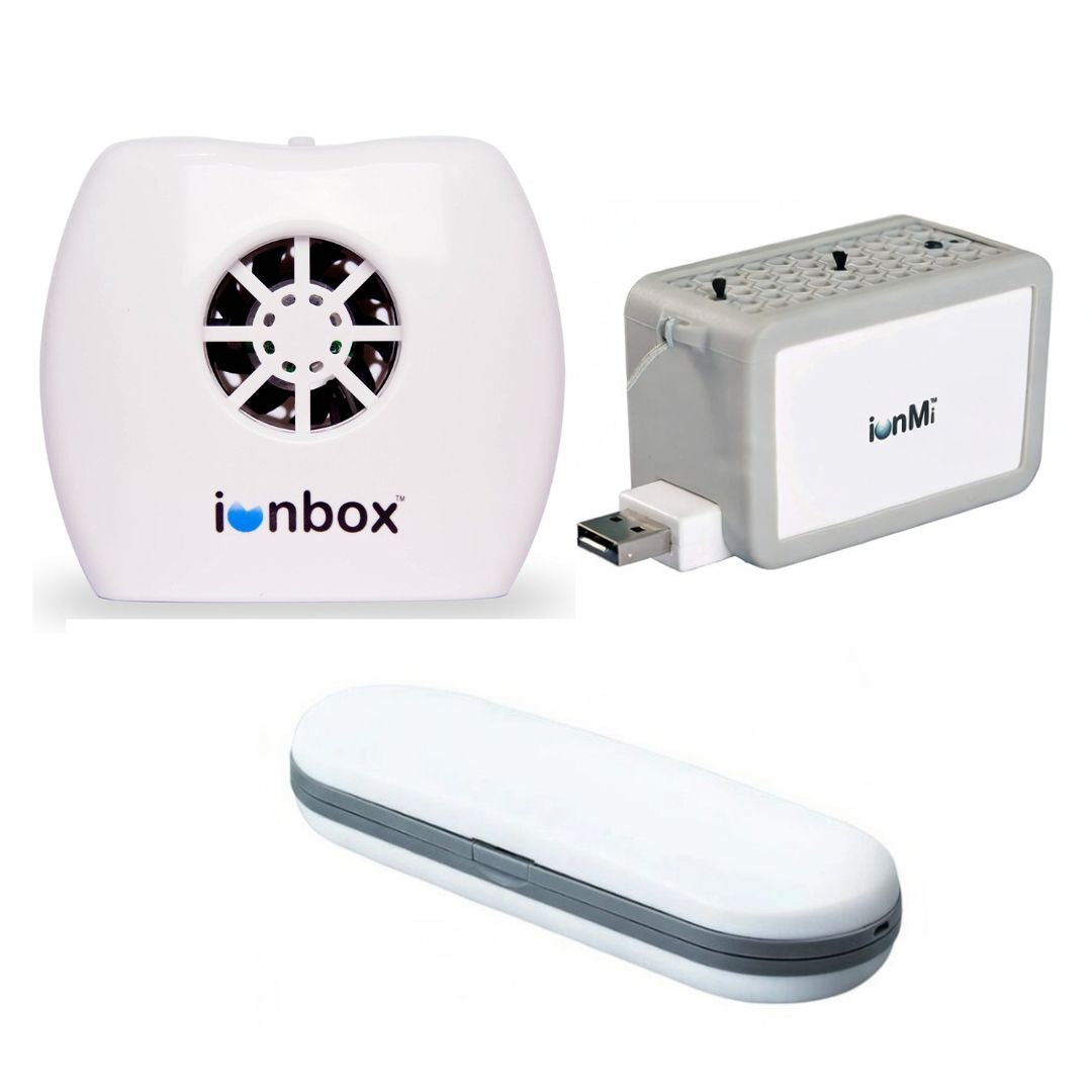 ionHome Protection Pack 3-in-1 Bundle Negative Ion Air Purifier ...